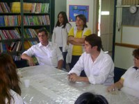 Airson Horst e prefeito César Filho visitam escola municipal Carolina G. Franco