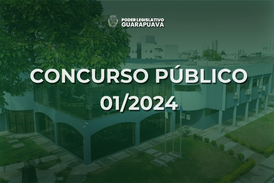 Concurso público: Câmara Municipal de Guarapuava terá provas em 2025