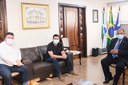 Ex-Prefeito César Silvestri Filho visita a Câmara