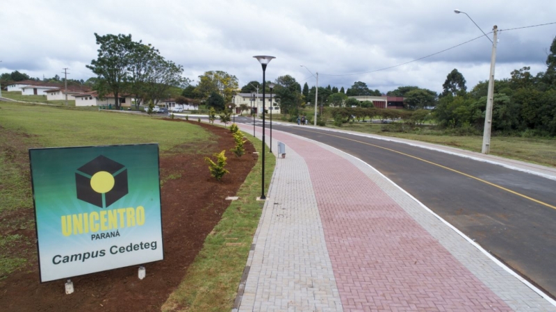 INAUGURACÃO DO NOVO ACESSO AO CAMPUS CEDETEG