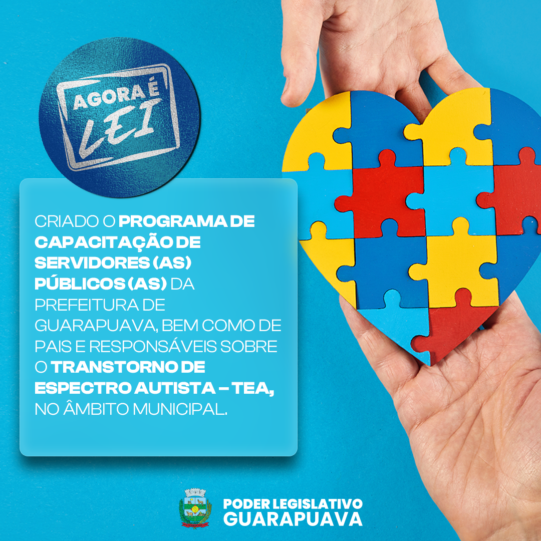 Lei que cria o Programa de Capacitação sobre o Transtorno do Espectro Autista é sancionada