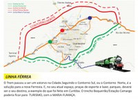 Linha do trem será retirada do centro de Guarapuava