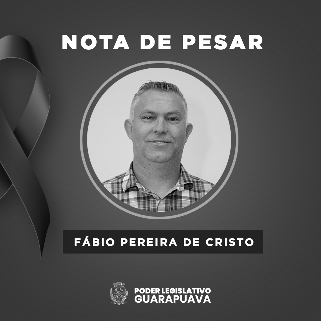 Nota de Pesar - Fabio Pereira Cristo