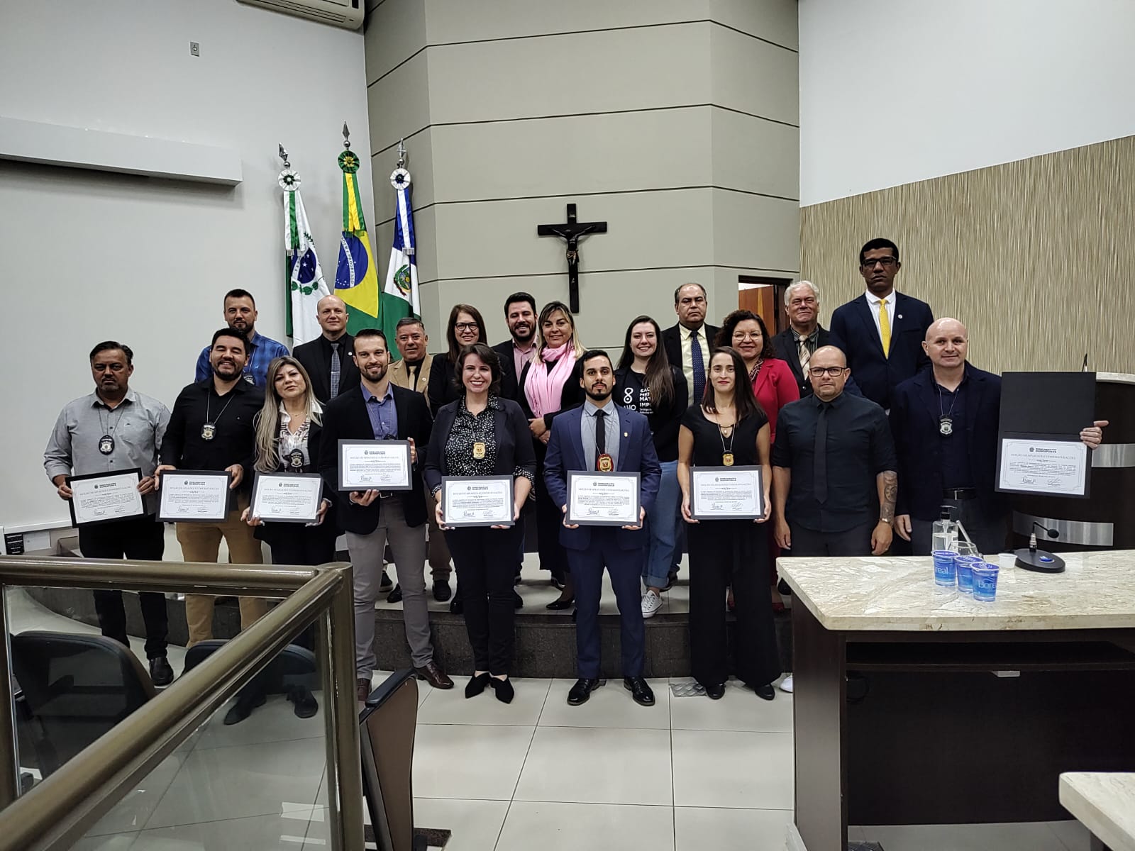 Policiais Civis recebem Moção de Aplausos e Congratulações