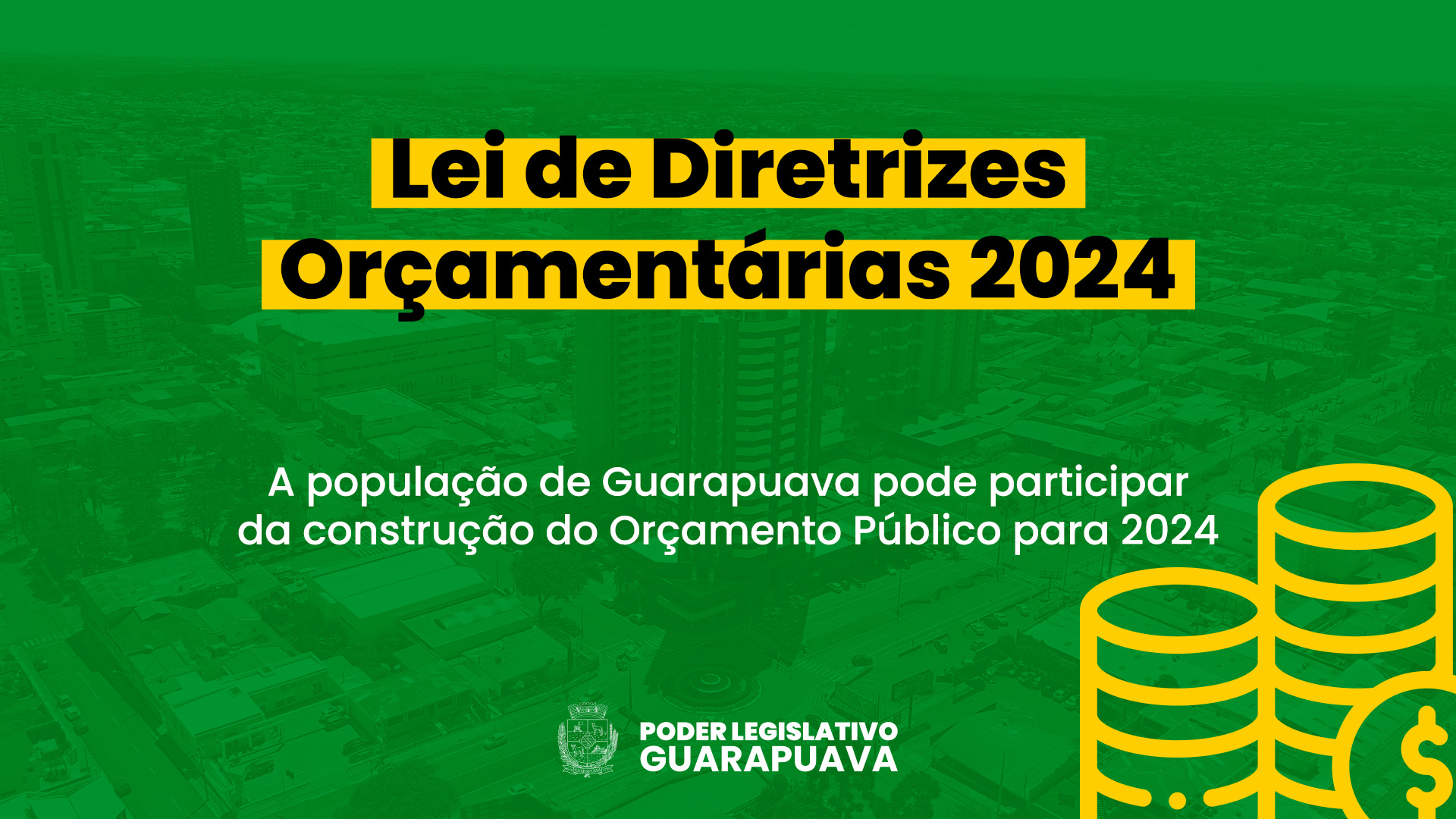 População pode opinar sobre o orçamento de Guarapuava para 2024