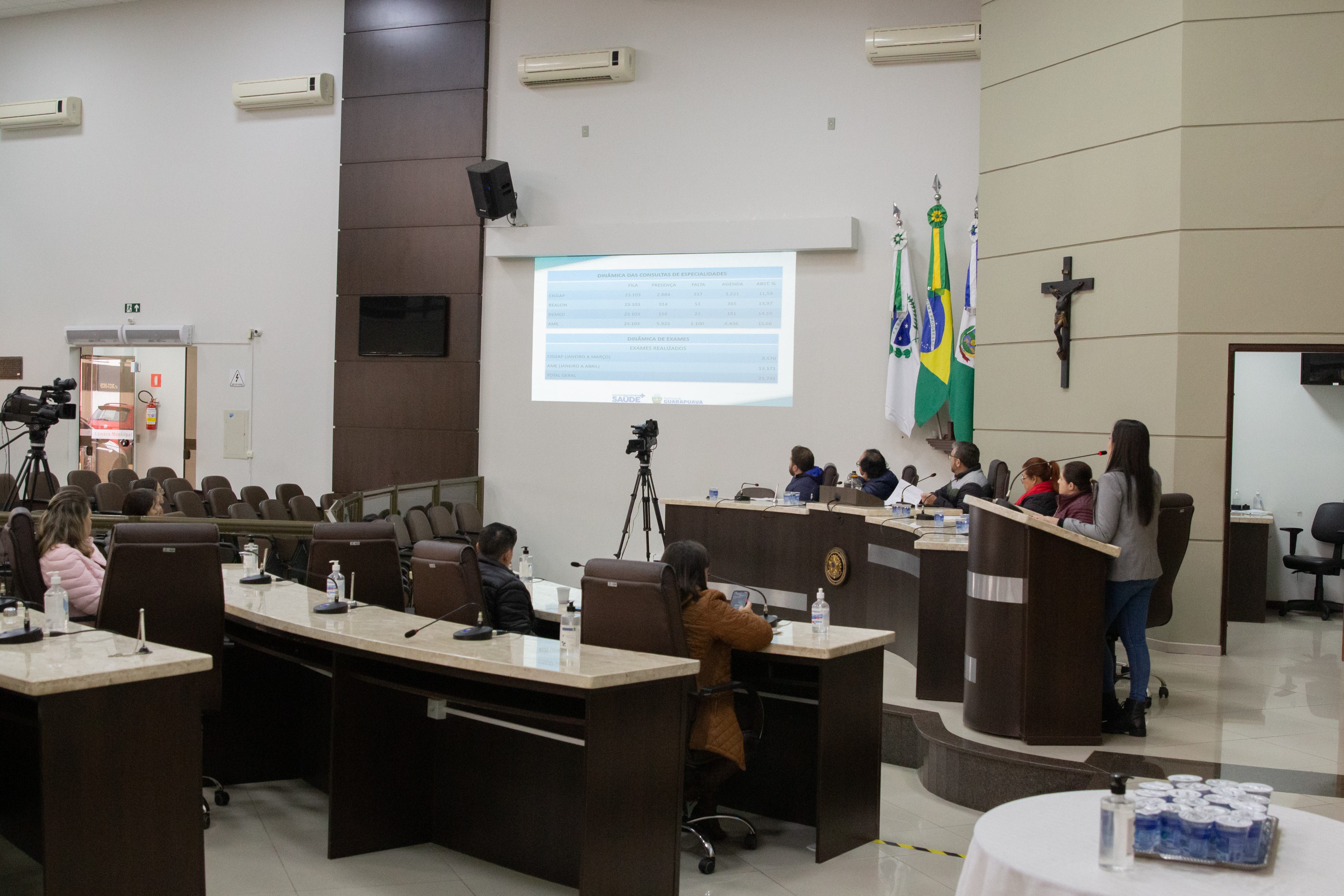 Prestação das contas da saúde municipal acontece no plenário do Poder Legislativo